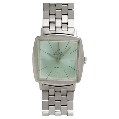 Pre-owned Omega 1966  De Ville Vintage Mens Classic Ss Steel Retro Tv Case Watch - Mint In Multi