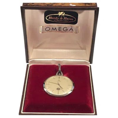 Pre-owned Omega 1970s Presentation Pocket Watch For United States Steel In Multi