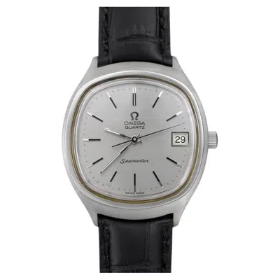 Pre-owned Omega 1978  Seamaster Large Vintage Mens Quartz Stainless Steel Watch With Date In Multi