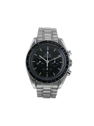 Pre-owned Omega 1990  Speedmaster 42mm In Black