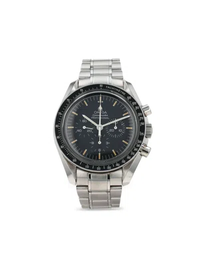 Pre-owned Omega 1990 Speedmaster 42mm In Black