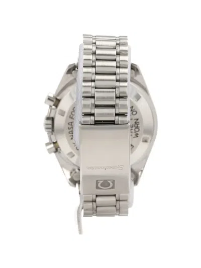 Pre-owned Omega 1990s Speedmaster 42mm Watch In Black