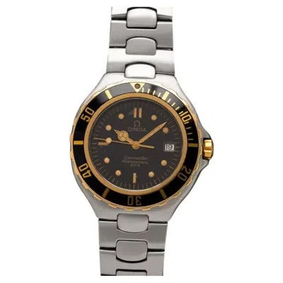 Pre-owned Omega 1991  Seamaster 200m Pre-bond Dive Watch, Date - Stainless Steel & 18k Gold In Multiple