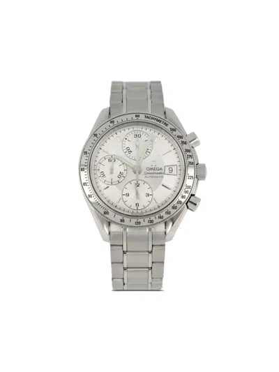 Pre-owned Omega 1998  Speedmaster 39mm In White