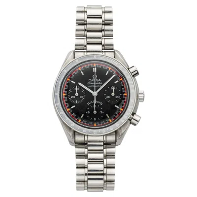 Pre-owned Omega 2000  Speedmaster 3518.5 Steel Schumacher Black Racing Dial Auto 39mm