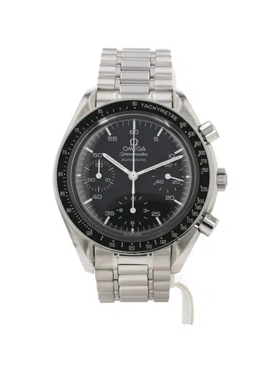 Pre-owned Omega 2000s Speedmaster 39mm Watch In Black