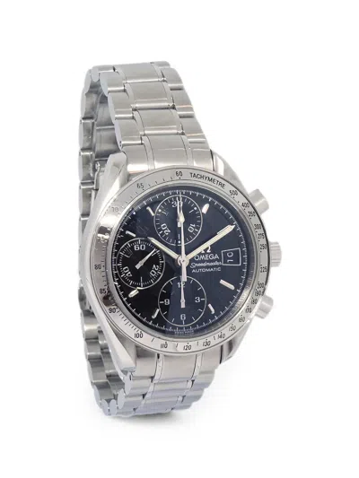 Pre-owned Omega 2000s Speedmaster 39mm Watch In Black