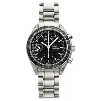 Pre-owned Omega 2001  Speedmaster Day Date 3520.50.00 Steel Black Dial Automatic 39mm