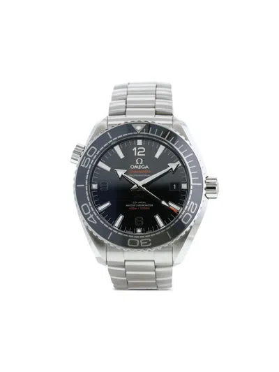 Pre-owned Omega 2010  Seamaster Planet Ocean 44mm In Black