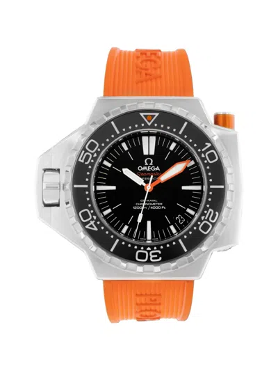 Pre-owned Omega 2010 Seamaster Ploprof 55mm Watch In Black