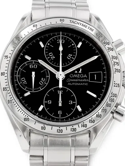 Pre-owned Omega 2010 Speedmaster Date 39mm Watch In Black
