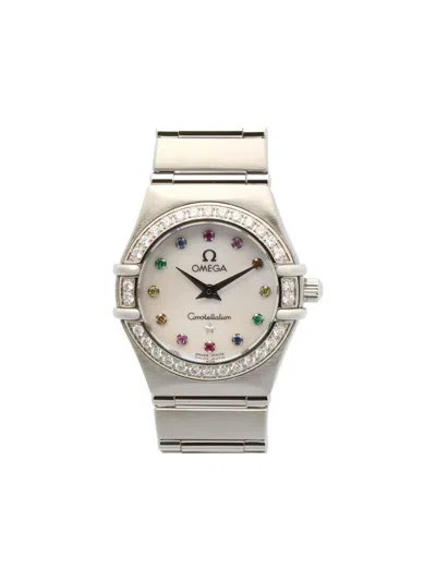Omega 2010s Constellation Mini Iris 23mm In White