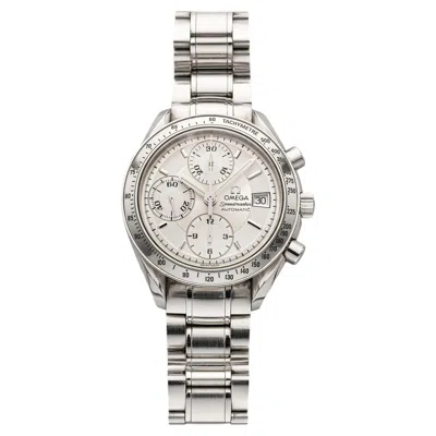 Pre-owned Omega 2011  Speedmaster Date 3513.30 Steel Silver Dial Automatic 40 Mm In Multi