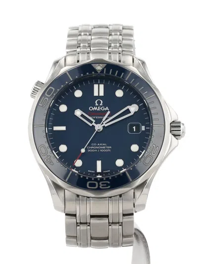 Pre-owned Omega 2017 Seamaster Diver 41mm In Blue