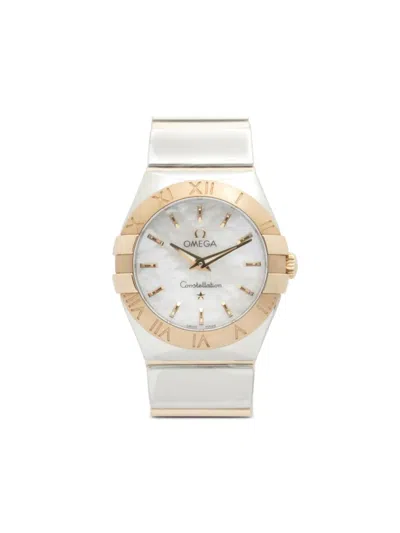 Pre-owned Omega 2020s Constellation 27mm In White