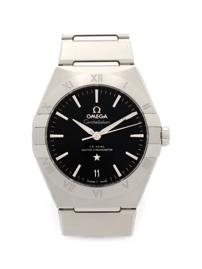 Pre-owned Omega 2020s Constellation Co-axial Watch In Black