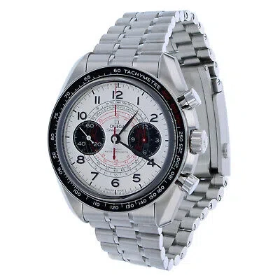 Pre-owned Omega 2023 Full Set  Speedmaster Chronoscope 43mm Steel Watch 329.30.43.51.02.002