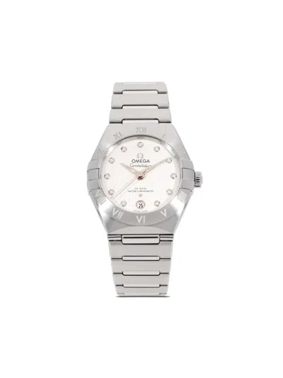 Omega 2023 Unworn Constellation Manhattan 29mm In White