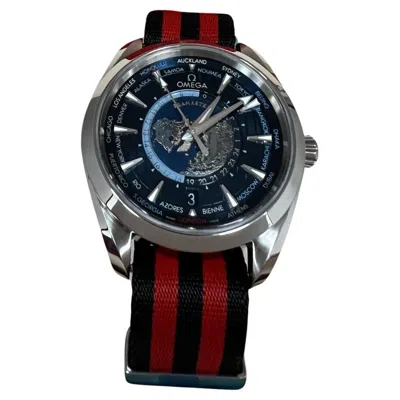 Pre-owned Omega 220.12.43.22.03.001 Seamaster Aqua Terra Stainless Steel Box Paper 2022 In Multi