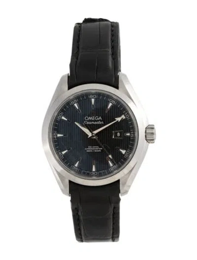 Pre-owned Omega Aqua Terra Watch In Multi