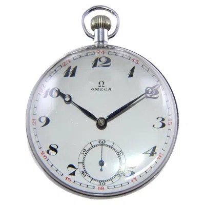 Pre-owned Omega Art Deco Styled Ball Clock With Magnifier Lens In Gray