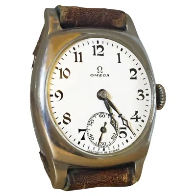 Pre-owned Omega Art-deco 1930's  Cushion Case Watch. Cal 26.5 Sob Manual. Fine & V Rare. In Multi
