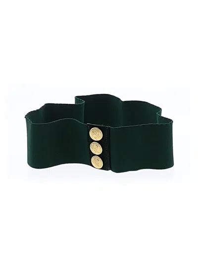 Pre-owned Omega Belt In Green