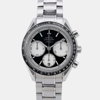 Pre-owned Omega Black Stainless Steel Speedmaster 326.30.40.50.01.002automatic Men's Wristwatch 40mm