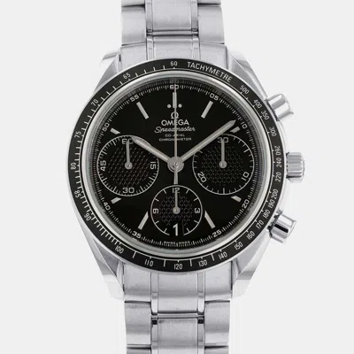 Pre-owned Omega Black Stainless Steel Speedmaster Racing 326.30.40.50.01.001 Automatic Men's Wristwatch 40mm
