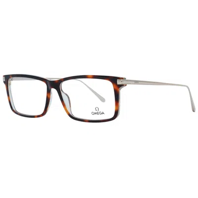 Omega Brown Acetate Glasses (frames) In Black