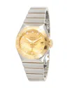 OMEGA CONSTELLATION 123.20.27.20.581 WOMEN'S WATCH IN 18K STAINLESS STEEL/YEL