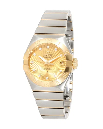 Omega Constellation 123.20.27.20.581 Women's Watch In 18k Stainless Steel/yel In Gold
