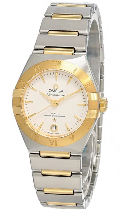 Pre-owned Omega Constellation 18k Yellow Gold 29mm Auto Women's Watch 131.20.29.20.02.002
