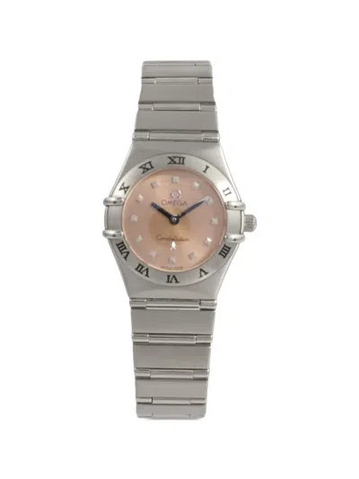 Pre-owned Omega Constellation 22.5mm Watch In Pink