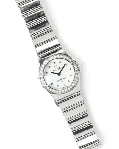 Omega Constellation 22mm 1997 Watch In Silver