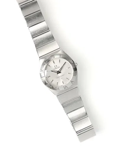 Pre-owned Omega Constellation 24mm 2012 Watch In Silver
