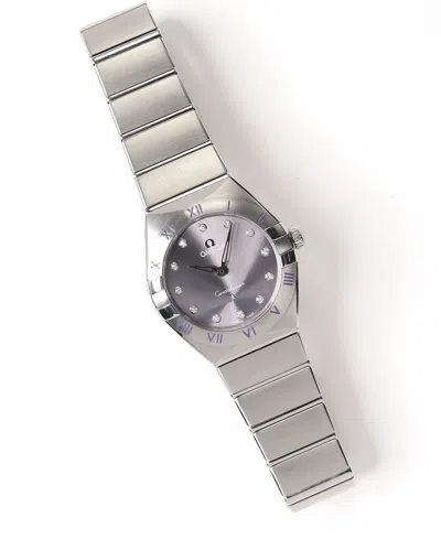 Omega Constellation 28mm Full Set 2023 Quartz Watch In Green