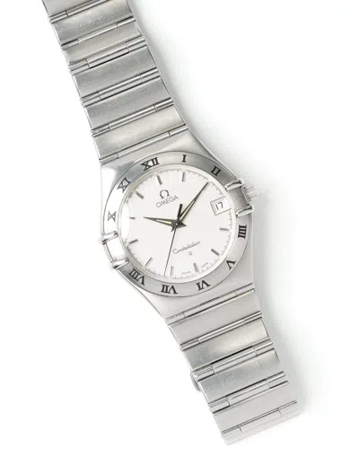 Omega Constellation 34mm 1995 Watch In Silver