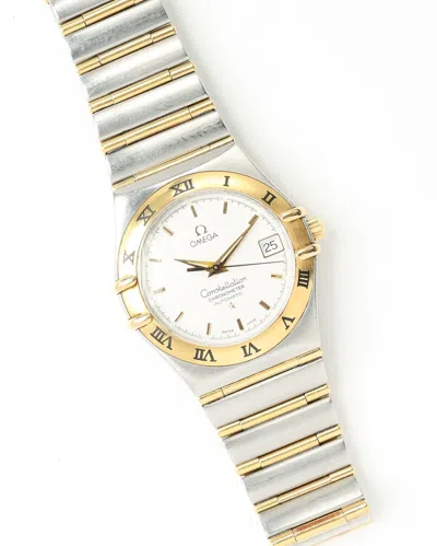 Omega Constellation 36mm 2008 Full Set Watch In Gold
