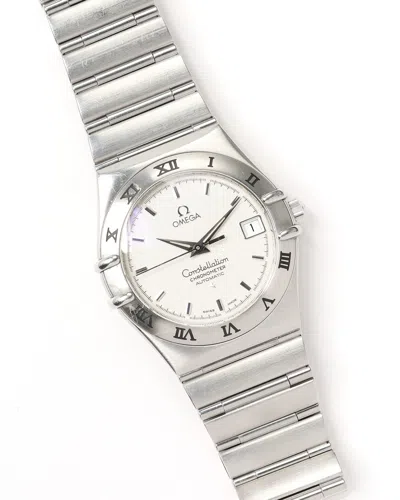 Omega Constellation 36mm Automatic 2006 Watch In Silver