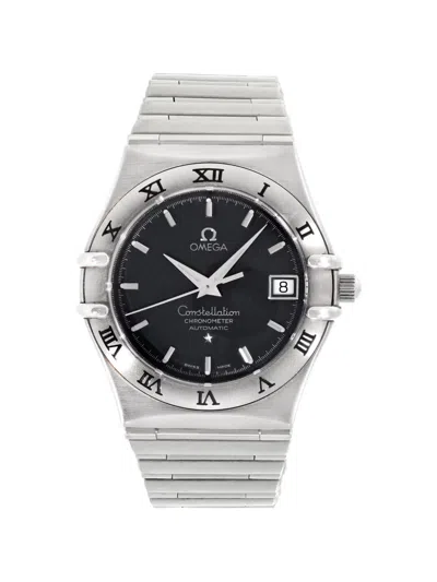 Pre-owned Omega Constellation 36mm Watch In Black