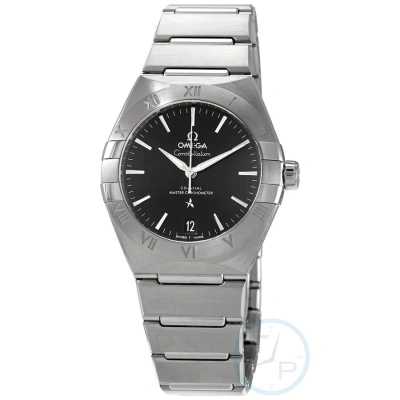 Omega Constellation Automatic Black Dial Ladies Watch 131.10.36.20.01.001 In Black / Gold / White
