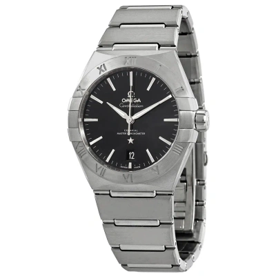 Omega Constellation Automatic Black Dial Men's Watch 131.10.39.20.01.001 In Metallic