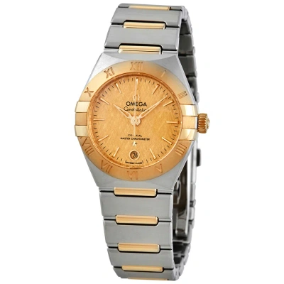 Omega Constellation Automatic Champagne Dial Ladies Watch 131.20.29.20.08.001 In Metallic
