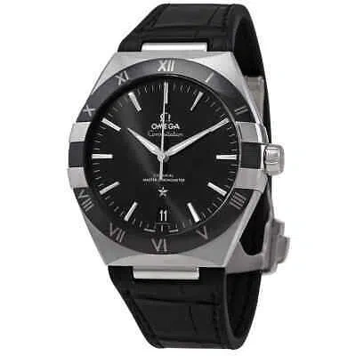 Pre-owned Omega Constellation Automatic Chronometer Black Dial Men's Watch