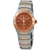 OMEGA OMEGA CONSTELLATION AUTOMATIC CHRONOMETER BROWN DIAL LADIES WATCH 131.20.29.20.13.001