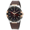 OMEGA OMEGA CONSTELLATION AUTOMATIC CHRONOMETER BURGUNDY DIAL MEN'S WATCH 131.23.41.21.11.001