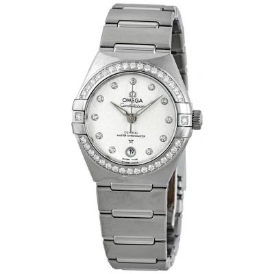 Omega Constellation Automatic Diamond Silver Dial Ladies Watch 131.15.29.20.52.001 In Metallic