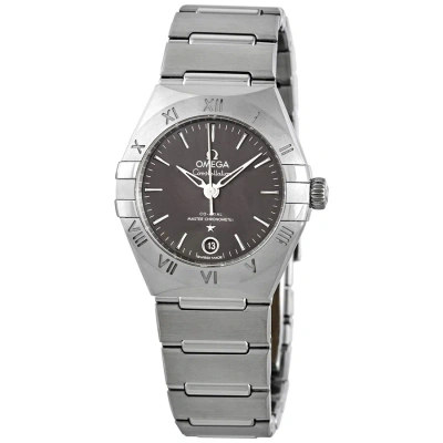 Omega Constellation Automatic Grey Dial Ladies Watch 131.10.29.20.06.001 In Grey / Skeleton