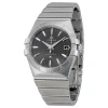 OMEGA OMEGA CONSTELLATION AUTOMATIC GREY DIAL STAINLESS STEEL MEN'S WATCH 123.10.35.20.06.001